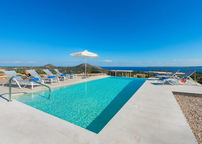 فيلة Sea View With Private Pool Horizontes Kalithies