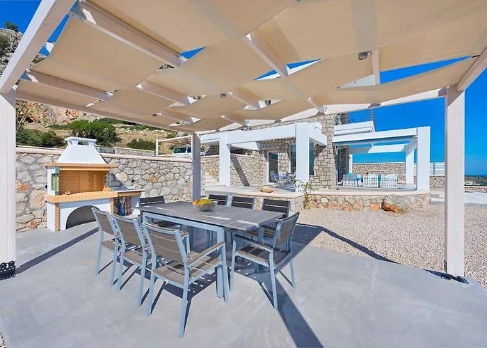 Vilă Sea View With Private Pool Horizontes Kalithies