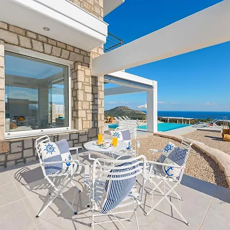 Sea View Villa With Private Pool Horizontes Kalithies